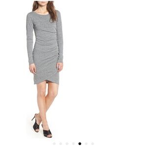4/$20‼️ | Leith Ruched Long Sleeve Dress